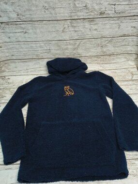 OVO October's Very Own Navy Sherpa Fleece Hoodie XXL Made in Canada